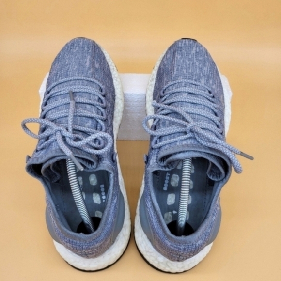 Adidas PureBoost \'Triple Grey\' Men\'s Running Shoes Size 10